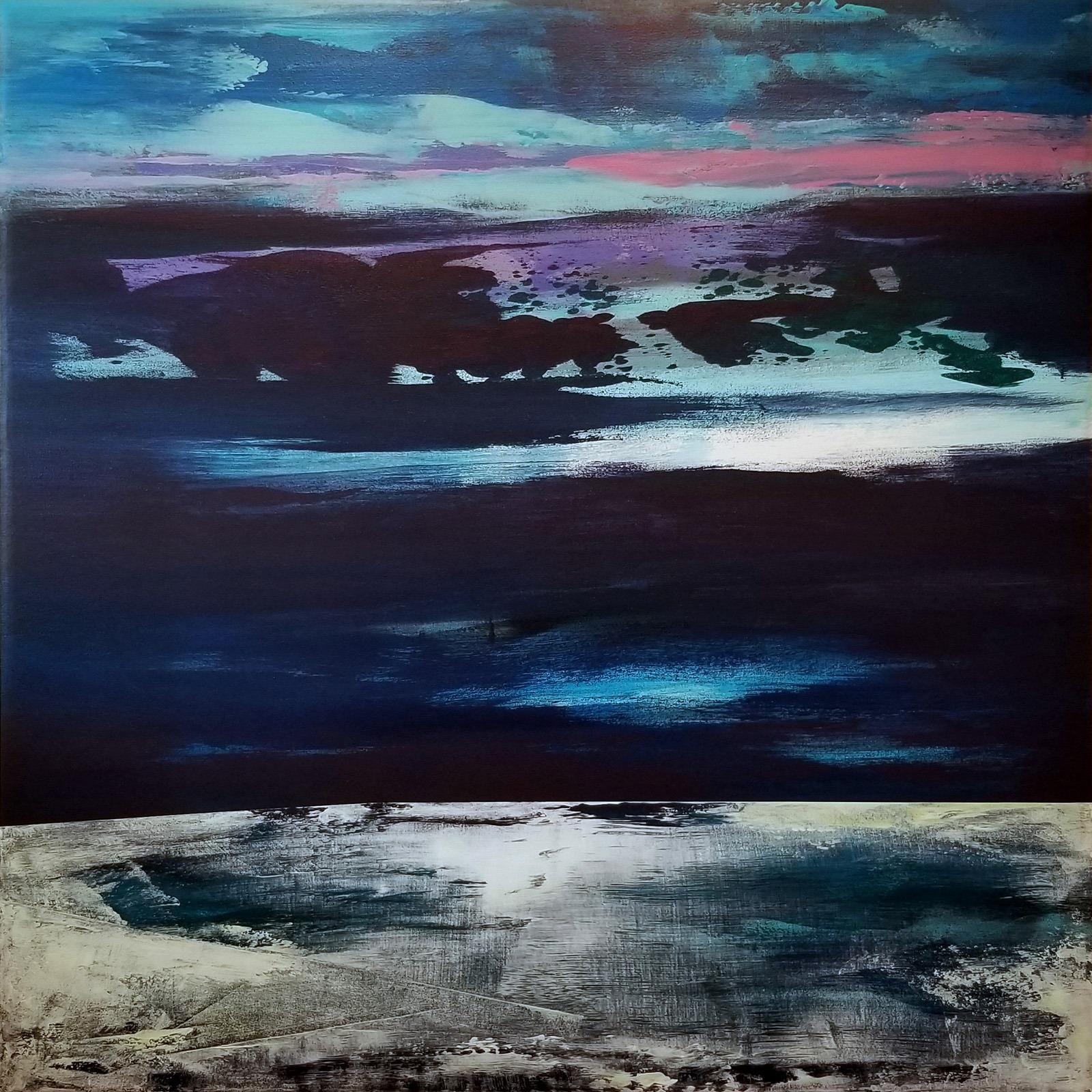"Midnight Cove"
Finished Painting